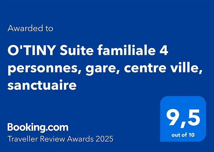Appartement O'tiny Familiale 4 Personnes, Gare, Centre Ville, Sanctuaire *